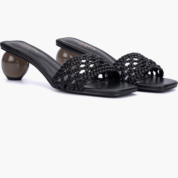 TORGEIS- Cleo Ball Heel Woven Sandal - Picture 4 of 7